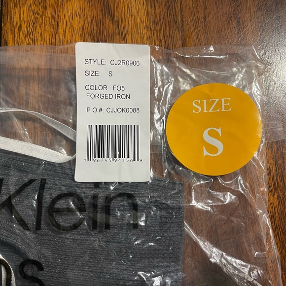 Calvin Klein Jeans Women's Ribbed Knit Sleeveless Top - Forge Iron, Size S, NWT - Picture 5 of 6